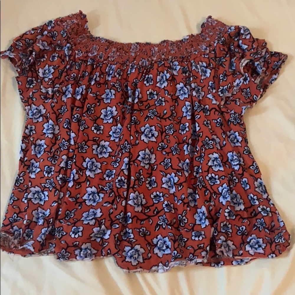 Off the shoulder blouse